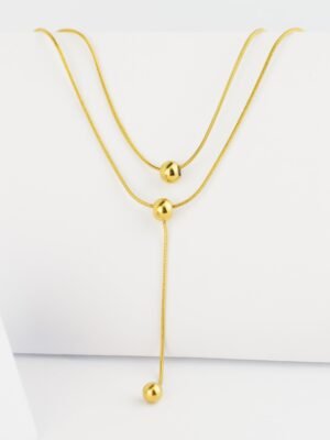 Golden Cascade Necklace